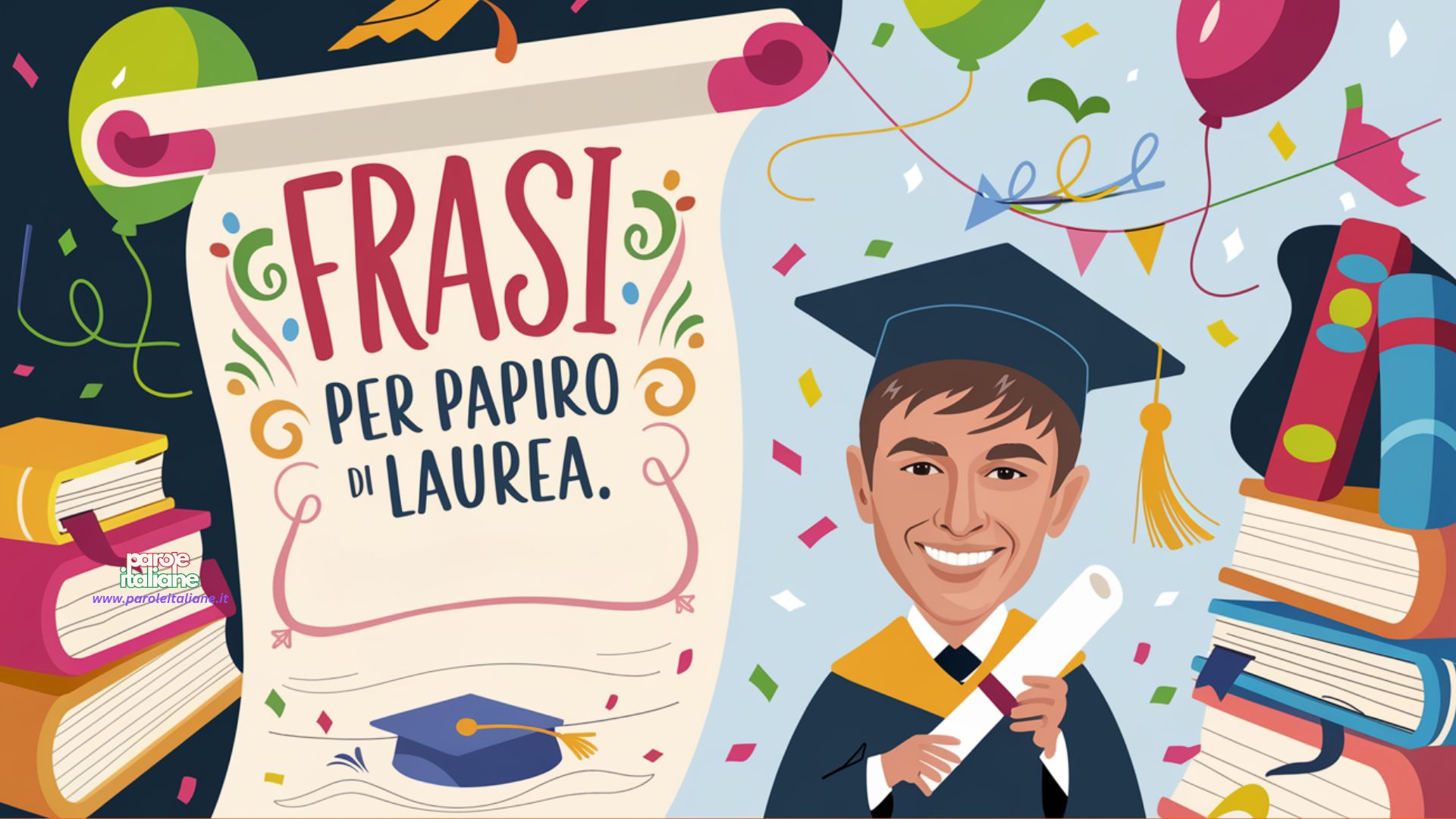 frasi per papiro di laurea