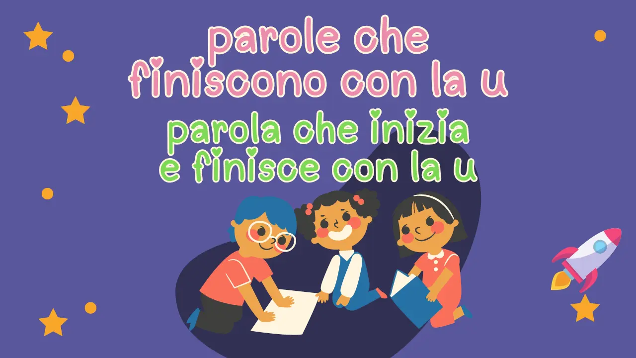 parole che finiscono con la u