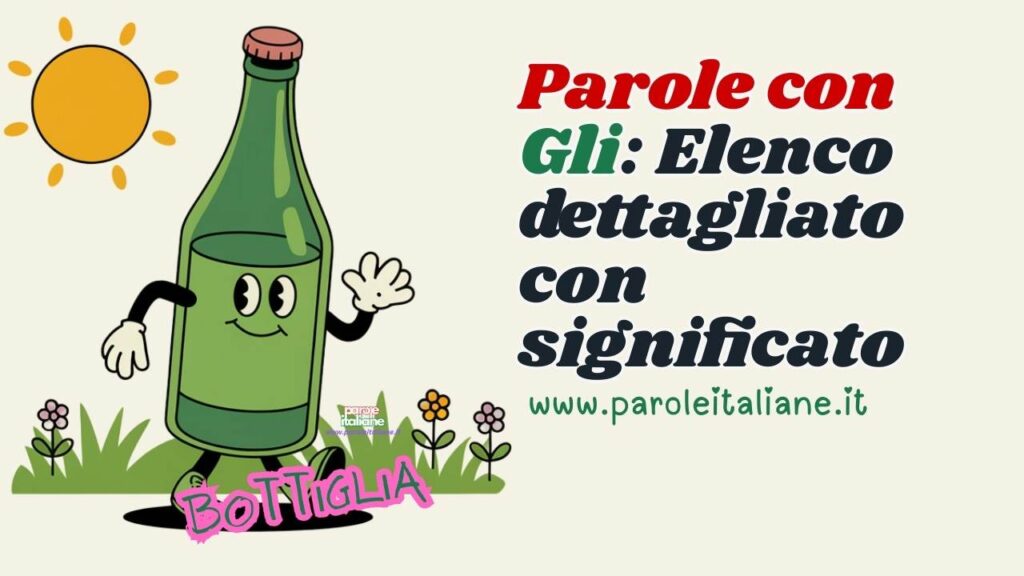 parole con la gli