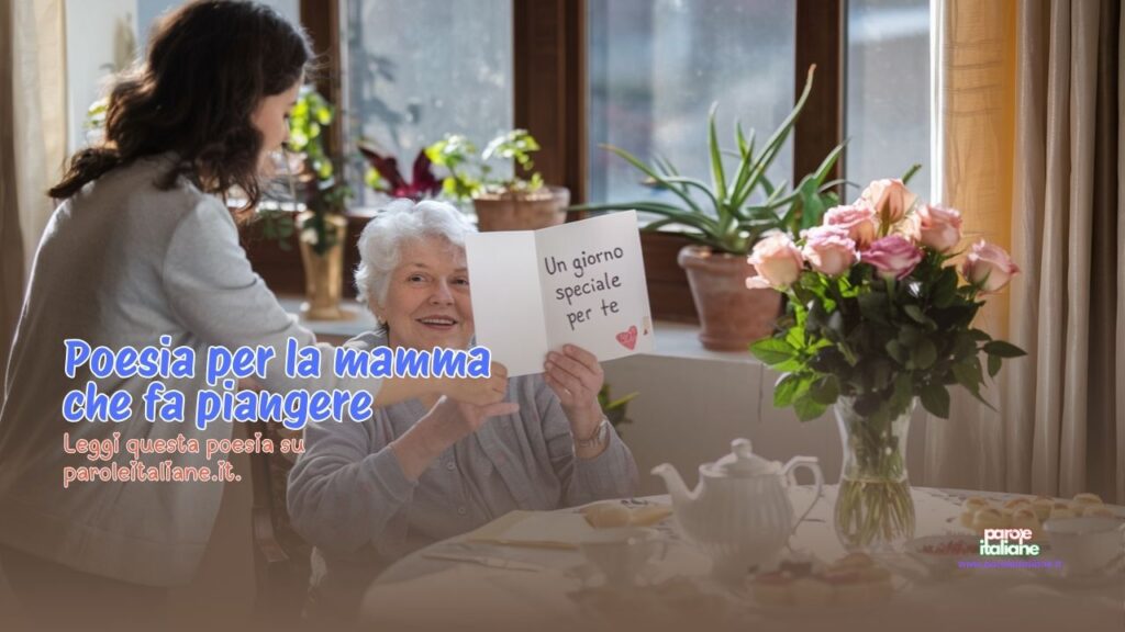 poesia per la mamma​