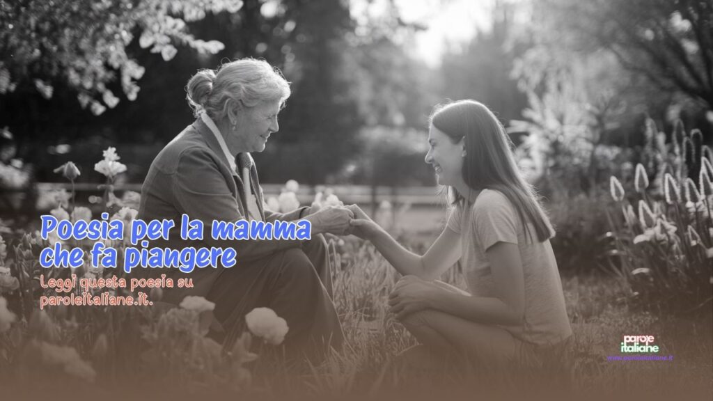 poesie per la mamma​